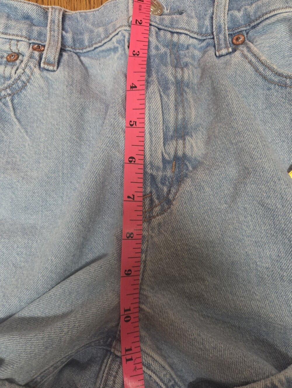 American Eagle Outfitters Light Blue Denim Shorts Size 4 - Picture 11 of 11